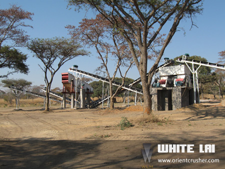 上海巍立路橋成套碎石生產線順利在安哥拉安裝投產