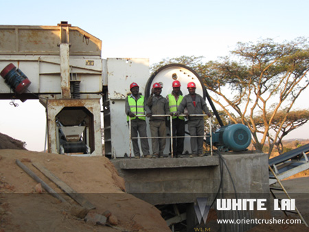 上海巍立路橋成套碎石生產線順利在安哥拉安裝投產