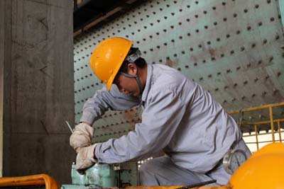 達(dá)州海螺第四臺(tái)水泥磨機(jī)開(kāi)機(jī)前調(diào)試