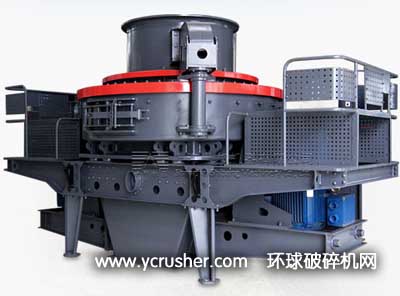 對鐵礦石進行超細破碎的VSI5X系列高效沖擊式破碎機設備