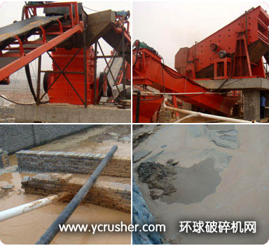 十堰原有制砂生產(chǎn)線，大量細(xì)砂加淤泥進(jìn)入沉淀池