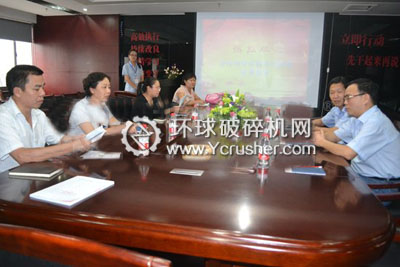 公信廳領導與鄭州鼎盛領導就&ldquo;工業節能&rdquo;問題，進行討論