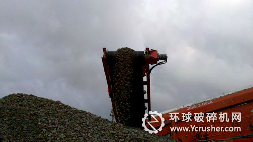 特雷克斯南方路機提供的骨料生產線破碎出來的骨料