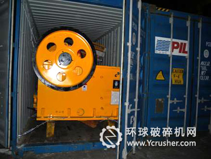 準備發往中國水電的顎式破碎機設備