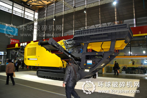 阿特拉斯&middot;科普柯PC5反擊式破碎機(jī)吸引人駐足觀望