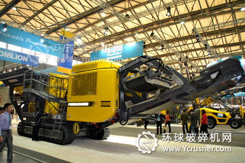 阿特拉斯&middot;科普柯履帶式移動破碎機(jī)亮相上海寶馬展