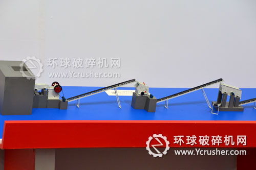 中博重工顎式破碎機(jī)、反擊式破碎機(jī)和振動篩模型