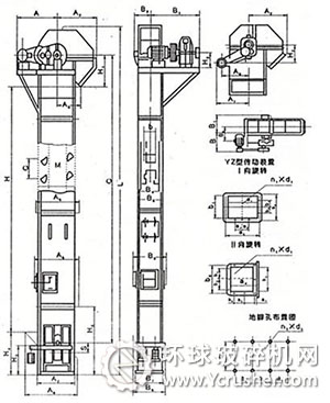 斗式提升機解析圖