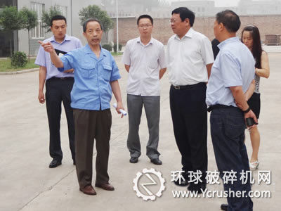 區(qū)委書記李鋼錘同志一行到大華重機公司進行調(diào)研