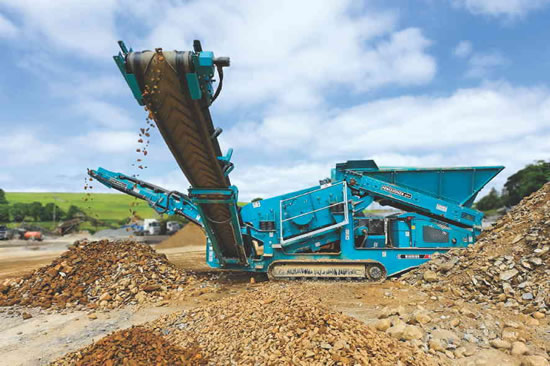 POWERSCREEN移動(dòng)式振動(dòng)篩分機(jī)