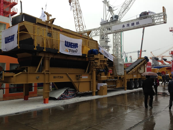 WEIR-TRIO移動(dòng)破碎站亮相2014上海寶馬展