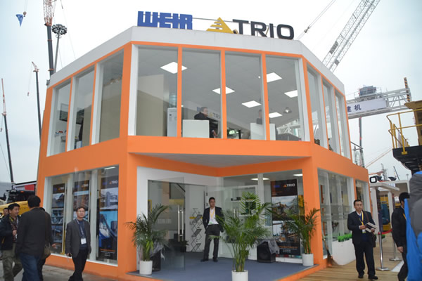 WEIR-TRIO移動(dòng)破碎站亮相2014上海寶馬展