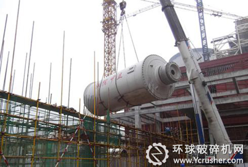 中國能建安徽電建二公司承建的撫州2&times;1000MW超超臨界燃煤發電機組脫硫工程施工現場