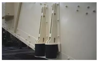 V系列振動篩巧用橡膠彈簧結構