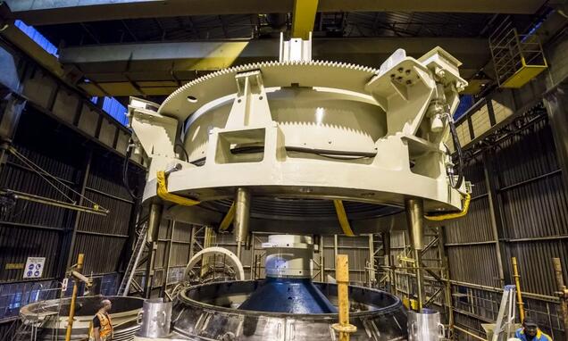 世界上裝機功率和處理量最大的圓錐破碎機