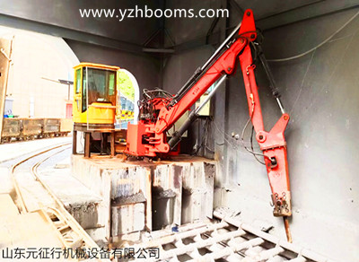 固定式碎石機械手